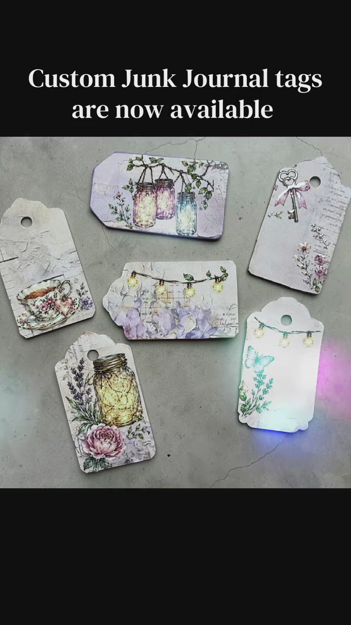 Junk Journal Tags (rts/custom available)